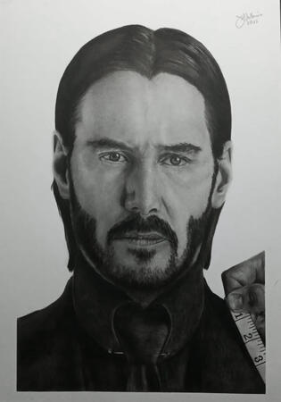 Keanu Reeves (8.3"x11.7")